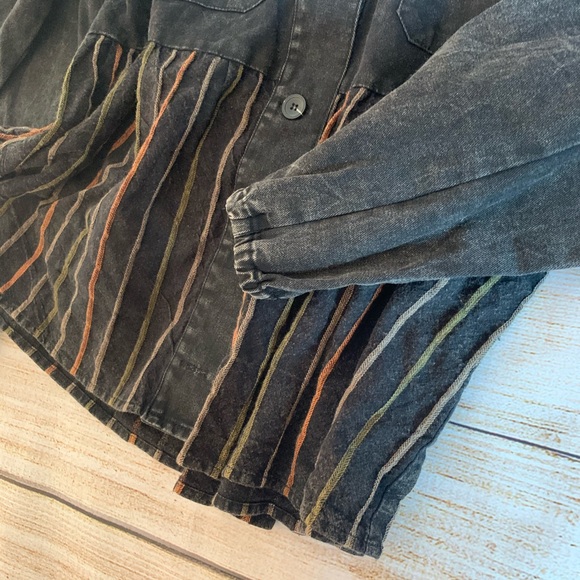 jean top vintage inspired denim deadstock - Picture 2 of 3